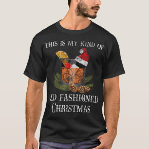 T-shirt Whiskey Bourbon vieux mode Noël Coc Brandy