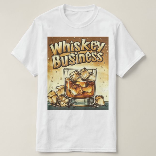 T-shirt Whiskey Business (Design devant)