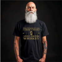 Whiskey cite avec de drôles de mots barbus