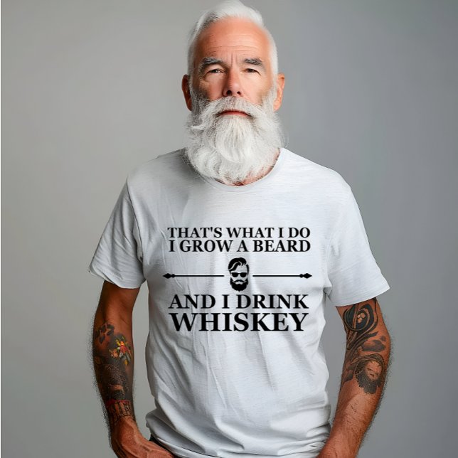 T-shirt Whiskey cite de drôles de paroles barbus (Créateur téléchargé)