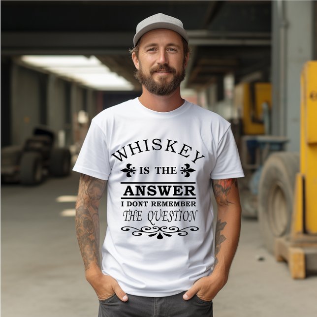 T-shirt Whiskey cite d'étranges paroles d'alcool (Créateur téléchargé)