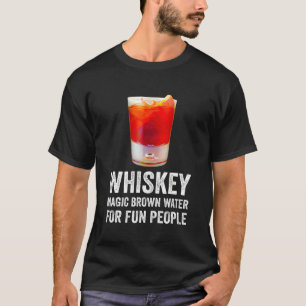 T-shirt Whiskey Definition Magique Eau Brown Pour Les Pers