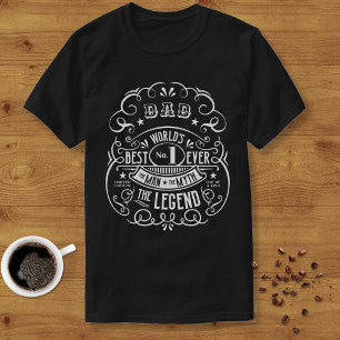 T-shirt Whiskey Étiquette Homme Mythe Légende Papa Personn