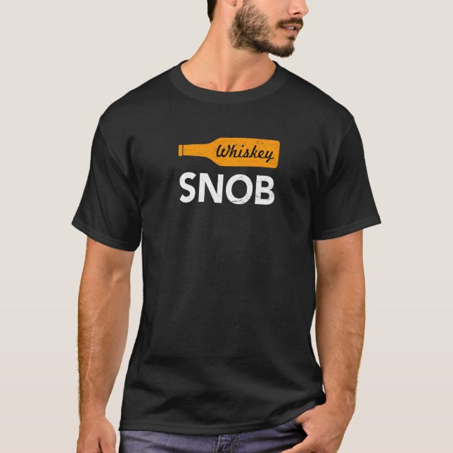 T-shirt Whisky snob (Devant)