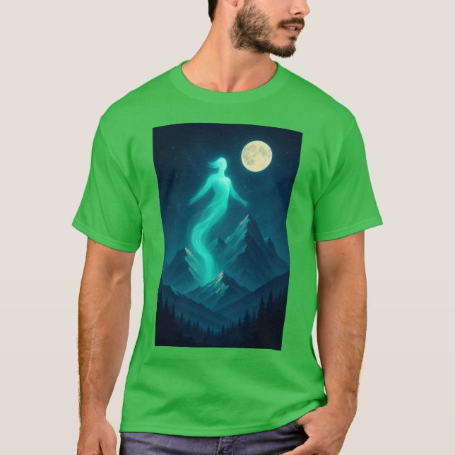 T-shirt Whisper of the Peaks WildWakeDesigns funny (Devant)