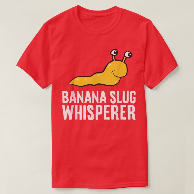 T-shirt Whisperer à la luge de banane (Design devant)