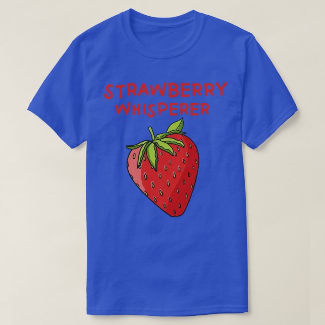T-shirt Whisperer aux fraises 1 (Design devant)