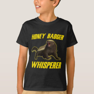T-shirt Whisperer de blaireau de miel