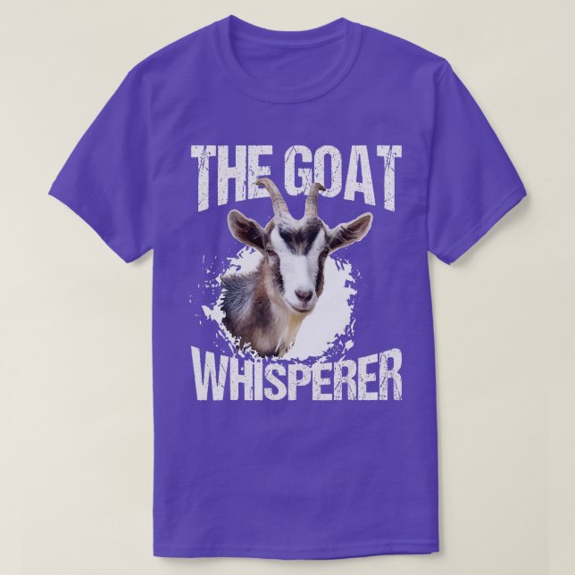 T-shirt Whisperer de chèvre drôle Amoureux de chèvre cadea (Design devant)