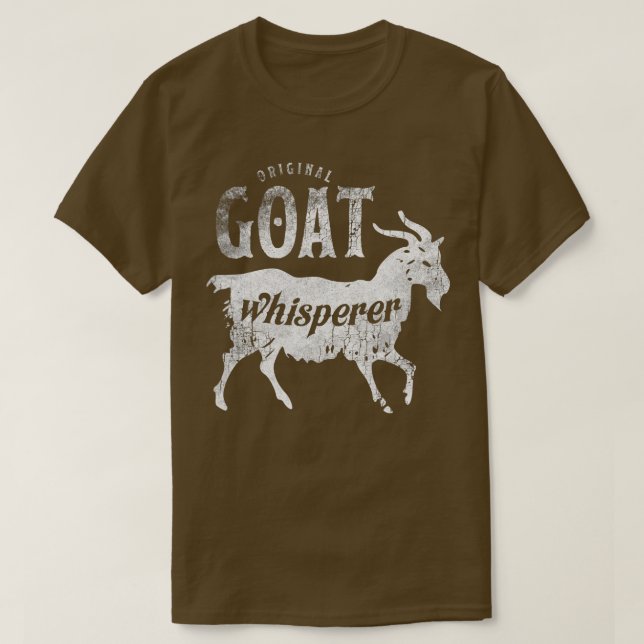T-shirt Whisperer de chèvre original Drôle mignon cadeau d (Design devant)