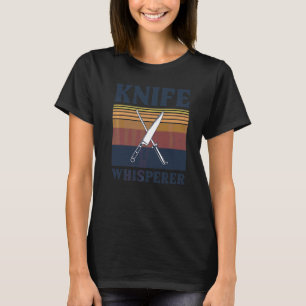 T-shirt Whisperer De Couteau Pour Un Chef