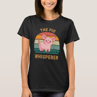 T-shirt Whisperer de porc