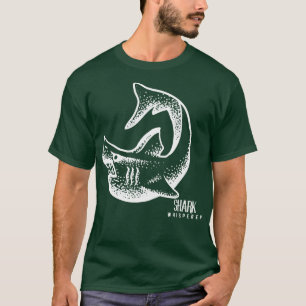T-shirt Whisperer de requin Grande mer blanche Créature Pu