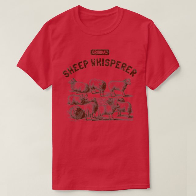 T-shirt Whisperer des moutons (Design devant)