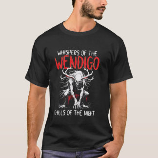 T-shirt Whispers Cryptides Des Fruits Wendigo De La Nuit