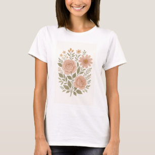 T-shirt Whispers of Beauty - Butterfly and Sparkle Feminin