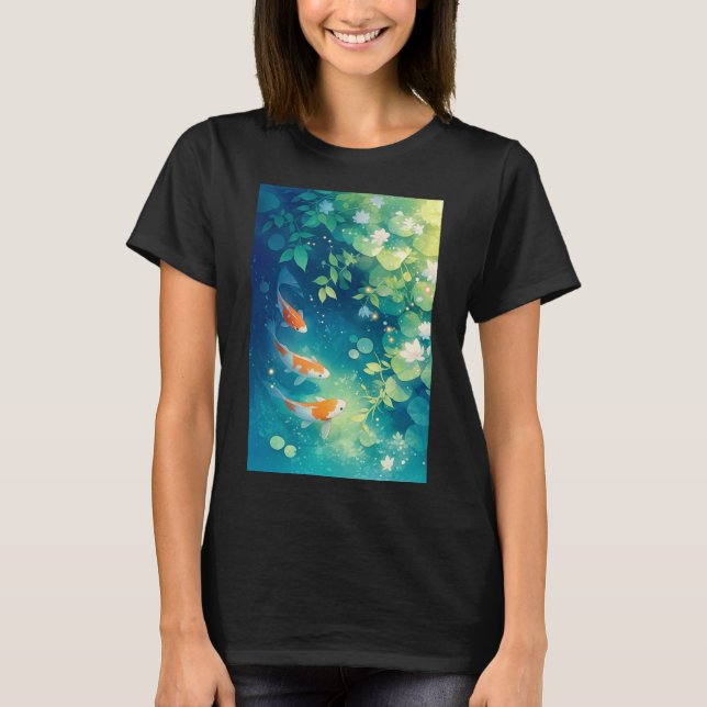 T-shirt Whispers of the Koi Pond (Devant)
