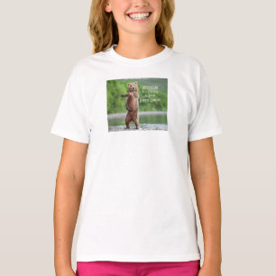 T-shirt "Whispers Wolf : Citations de vacances pour le Tee