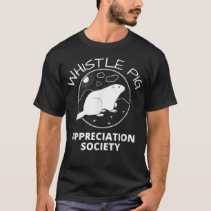 T-shirt Whistle Pig Appreciation Society - Groundhog