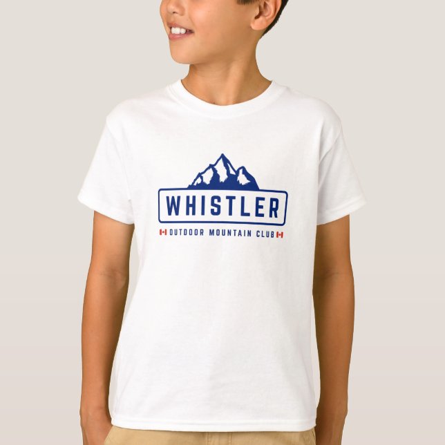 T-shirt Whistler à l'extérieur (Devant)