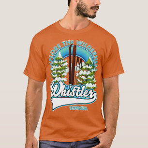 T-shirt Whistler Canadaexplorer le ski sauvage