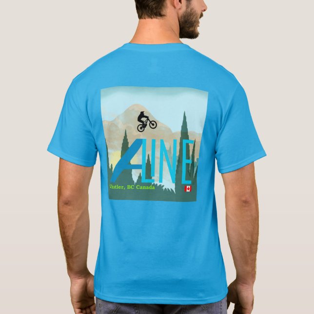 T-shirt Whistler Mountain Biking (Dos)