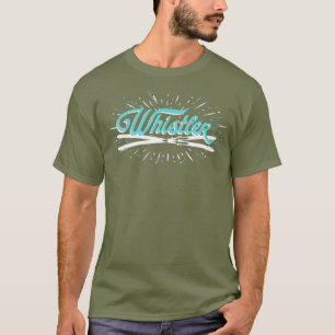T-shirt Whistler Mountain Winter Skiing Gear Whistler BC