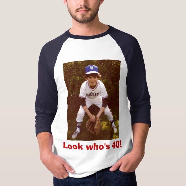 T-shirt white_6, regard qui est 40 ! (Devant)