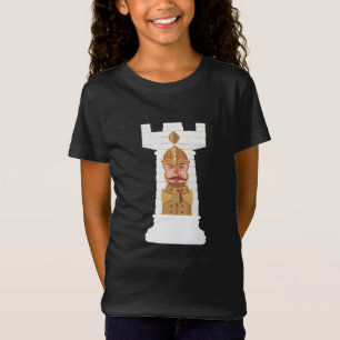 T-shirt White Chess Rook