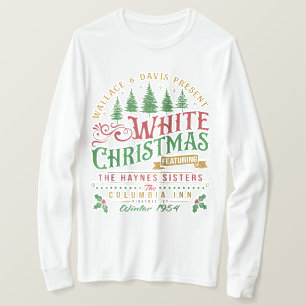 T-shirt White Christmas Wallace Et Davis Haynes Sister