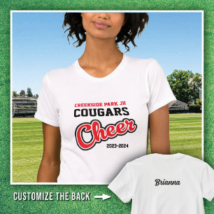 T-shirt White Creekside Park Cougars Cheer 2023-2024