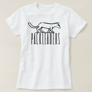 T-shirt *White* de pièce en t de logo de PackLeader des