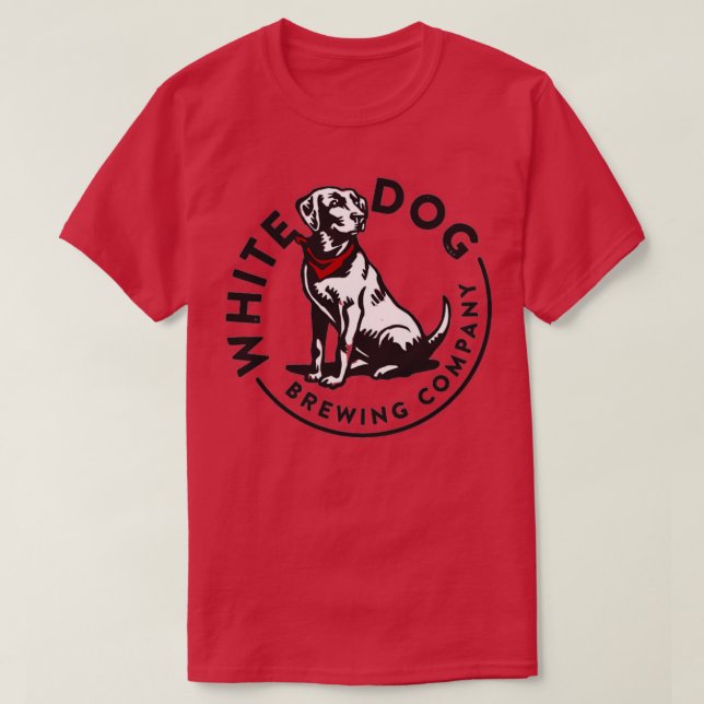 T-shirt White Dog Brewing Co T (Design devant)
