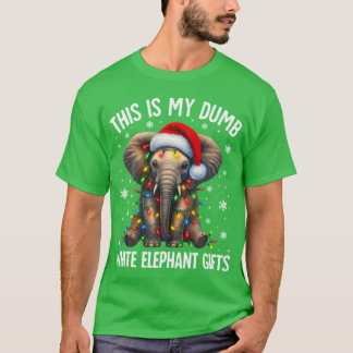 T-shirt White Elephant For Pjs Under 15 20