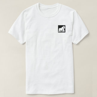 T-shirt White Gorilla Emoji Logo Festival Personnalisable