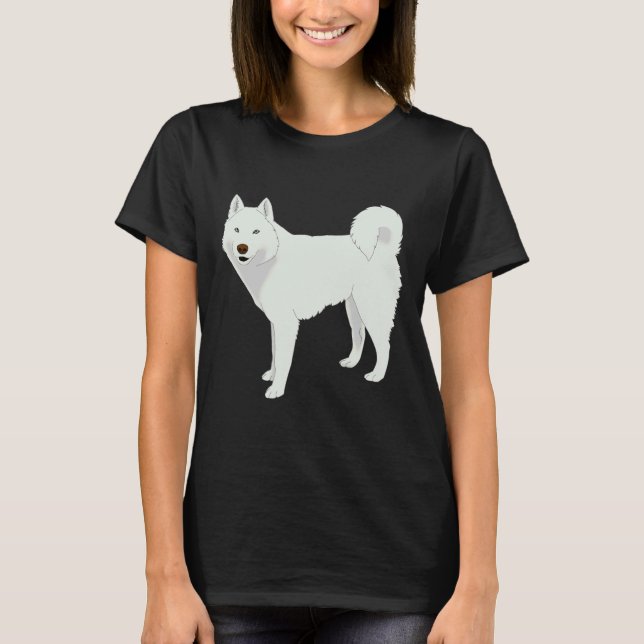T-shirt White Husky 35 (Devant)