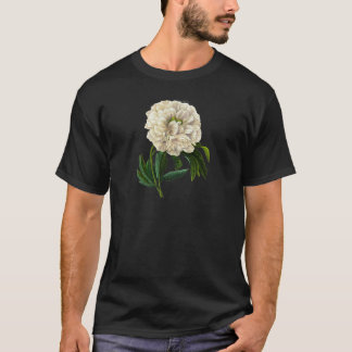 T-shirt White Peony par Pierre-Joseph Redoute