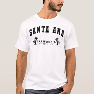 T-shirt White Père Noël Ana, Californie