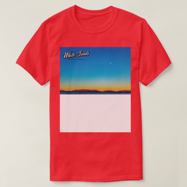 T-shirt White Sands Hot Air Balloon Invitational 19 (Design devant)