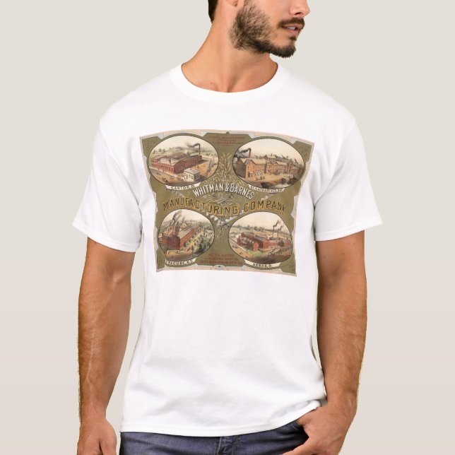 T-shirt Whitman & Barnes Manufacturing Company. (Devant)