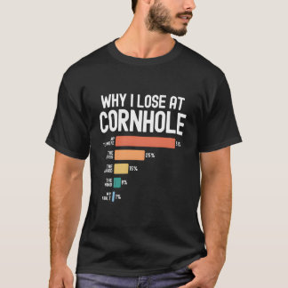 T-shirt Why I Lose At Cornhole