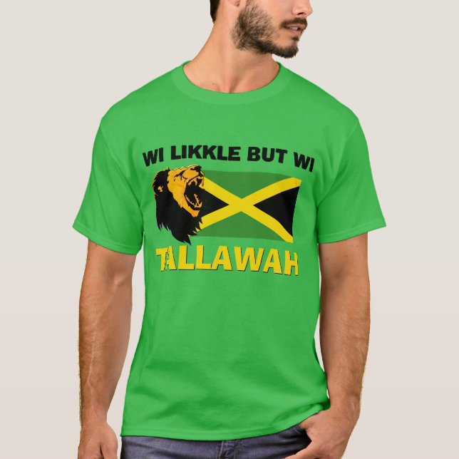T-shirt WI LIKLE MAIS WI TALLAWAH Jamaïque (Devant)