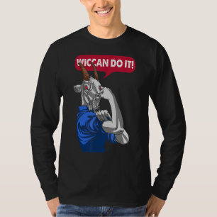 T-shirt Wiccan Le Faire Baphomet Chèvre Satanique Occulte 