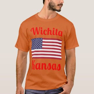 T-shirt Wichita Kansas Imprimés Élégants1