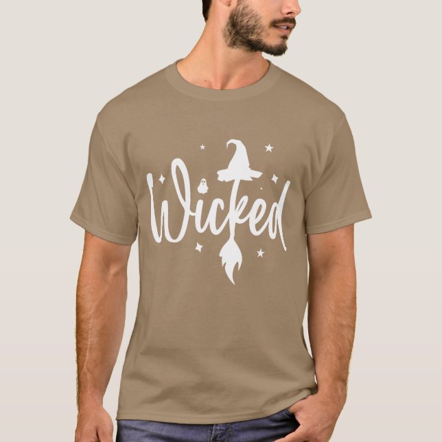T-shirt Wicked best design retro (Devant)