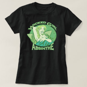 T-shirt Wicked Girl Absinthe