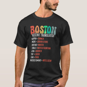 T-shirt Wicked Smaht Funny Traducteur Accent Boston Super