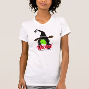 T-shirt Wicked Witch Awesome Pickleballer Green Halloween