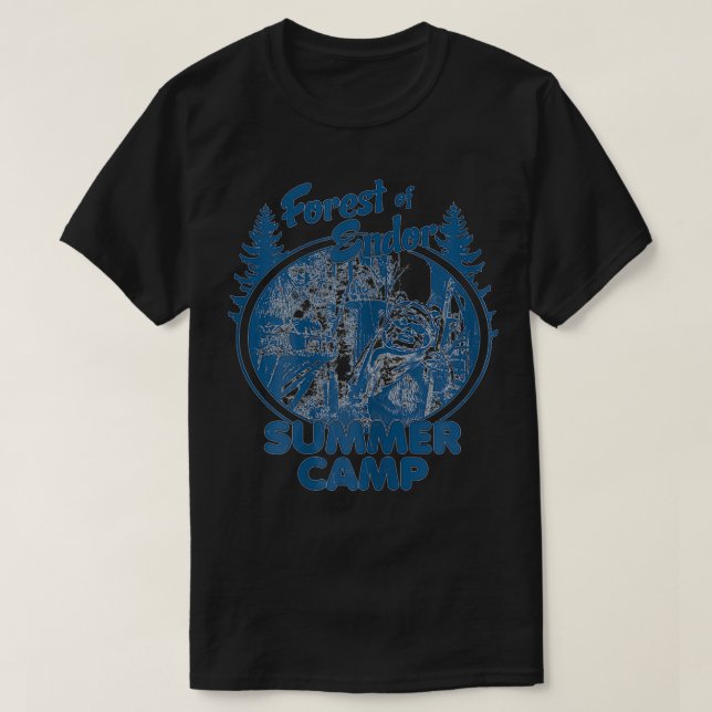 T-shirt Wicket Ewoks Endor Forest Summer Camp (Design devant)