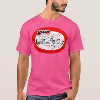 T-shirt Wien Alaska Airlines dans les années 1950